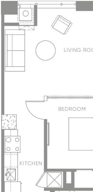 1 BR 1 BR